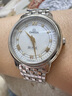 歐米茄（OMEGA）瑞士手表女碟飛典雅系列石英手表時(shí)尚經(jīng)典鋼帶女表 424.10.27.60.55.001 白盤(pán)金針 曬單實(shí)拍圖