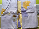 遠夢(mèng)四件套純棉印花床品套件100%全棉學(xué)生宿舍床單被套多件套 多福銀杏 床單款 （被套200*230cm） 四件套 曬單實(shí)拍圖