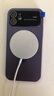 漫畫師 適用蘋果12/16promax手機殼支架磁吸無線充iPhone12ProMax自帶鏡頭膜防摔保護套16plus磨砂電鍍款 蘋果12【暗紫色】支架磁吸磨砂殼 曬單實拍圖