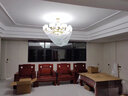 燈尉仕全銅客廳吊燈新中式燈具套餐輕奢大氣餐廳燈復(fù)式樓別墅中國(guó)風(fēng)燈飾 全銅18頭-配全光譜三色光源 曬單實(shí)拍圖