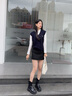 他她冬時尚休閑時裝短靴女CCN01DZ4 黑色（單里） 36 曬單實拍圖