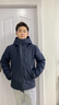 波司登（BOSIDENG）【反季】羽絨服鵝絨于適同款男款短款連帽加厚90絨商場(chǎng)同款外套 黑藏青5295 M 165/88A 曬單實(shí)拍圖