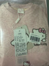Hello Kitty女童保暖內(nèi)衣套裝加絨加厚兒童秋衣秋褲秋冬棉質(zhì)套裝5402粉130 曬單實拍圖