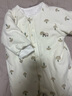 Aengbay昂貝 德絨寶寶棉服冬季新生兒衣服棉衣棉襖加厚保暖嬰兒連體衣 白色 73cm 曬單實(shí)拍圖