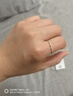 周六福18k金鉆戒小確幸排鉆鉆戒女 KIDB026680 16號 生日禮物 曬單實(shí)拍圖