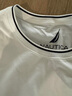 諾帝卡（NAUTICA）【單件直降】男裝春夏新款舒適親膚透氣涼感休閑短袖圓領(lǐng)T恤男 TE4101白色1BW M 曬單實(shí)拍圖