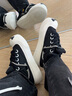 奇安達(dá)【夏之光同款】厚底增高情侶板鞋男女鞋新款透氣帆布休閑鞋子男女 暗影黑 41 曬單實(shí)拍圖