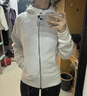 巧丂修身衛衣外套女秋冬季灰色緊身上衣連帽運動(dòng)拉鏈短款絨瑜伽穿搭 灰色 【加絨款】 S 曬單實(shí)拍圖