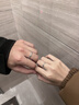 BOEAY南極星情侶戒指女款純銀對戒鐘久久求結(jié)婚戒指表白送女朋友送老婆 【七倉發(fā)貨】999銀南極星情侶對戒 曬單實拍圖