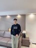 啄木鳥(niǎo)針織衫男士雪尼爾加絨保暖圓領(lǐng)毛衣非羊毛打底衫冬季防寒男裝衣服 9807抹綠色 L【115-130斤】 曬單實(shí)拍圖
