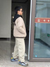 G.DUCKKIDS小黃鴨童裝男童外套秋冬款兒童棒球服男孩夾棉加厚冬裝中大童棉服 黑色 150 建議140-150cm11-12歲 曬單實(shí)拍圖