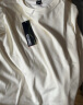 森马（Semir）长袖T恤女中长款宽松白色开叉2023冬蓄热抓绒打底衫109723101002 实拍图