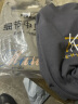 羅蒙（ROMON）2件裝200克新疆棉重磅夏季男士短袖t恤純棉圓領半袖打底衫男寬松 2件裝音符卡其+PK鐵灰 2XL 建議145-160斤 曬單實拍圖