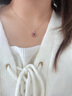 法蔻（farcoko）品牌定制投影項鏈女100種我愛你語言鎖骨鏈情人節(jié)生日禮物送女友 玫瑰金色【默認(rèn)100種我愛你】 曬單實拍圖