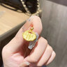 中國黃金（CHINA GOLD）足金生肖龍寶寶鎖吊墜長命平安鎖百福七夕情人節(jié)禮物送女朋友老婆 足金吊墜【贈925鏈】 約2g 曬單實拍圖