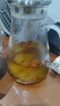 品維可明火加熱硼硅耐熱玻璃冷水壺錘紋涼水壺大容量玻璃扎啤壺1.8L 曬單實拍圖