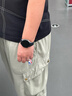HUAWEI WATCH 5 46mm基礎(chǔ)款深錆色不銹鋼表殼蒼穹黑氟橡膠表帶首創(chuàng)X-TAP智感窗鴻蒙AI腕上小藝eSIM通信 曬單實(shí)拍圖