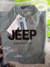 JEEP SPIRIT純棉七分袖襯衫男夏季薄款中袖休閑襯衣工裝外套男士男裝上衣 豆綠七分 袖 進(jìn)口面料 XL 135-150斤 曬單實(shí)拍圖