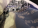 TAGD中國 春秋季趣味小熊毛衣休閑拼色刺繡粗線情侶裝針織衫男女同款 藍色（款式偏寬松） M （建議身高165-175） 曬單實拍圖