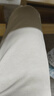 頂峰保羅（Dingfengbaoluo）日系休閑褲子男秋季寬松舒適簡約百搭直筒闊腿長褲DFK39卡其XL 曬單實拍圖