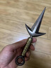 脘錸火影忍者生日禮物四代目飛雷神鳴人手里劍金屬武器合金玩具模型 旋轉鳴人手里劍槍色 曬單實(shí)拍圖