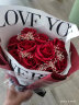 初朵 11朵红玫瑰花束鲜永生香皂花同城配送520情人节礼物生日送女朋友 实拍图