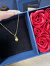 中國黃金CHINA GOLD平安果黃金項鏈女足金蘋(píng)果吊墜中秋節禮物送女友老婆生日實(shí)用足金小蘋(píng)果吊墜贈S925鏈 曬單實(shí)拍圖