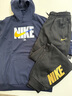NIKE耐克男童套裝加絨連帽 2025新款秋冬女童棉質(zhì)兩件套兒童長(cháng)袖衛衣 靛藍色2233【加絨加厚款】 【高克重】 150 /M 【建議身高140-152cm】 曬單實(shí)拍圖