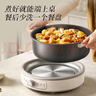 小熊（Bear）電火鍋 火鍋專(zhuān)用鍋電鍋家用3-4個(gè)人 不粘分體式可拆洗多功能涮肉電煮鍋火鍋鍋 F40P3 4L防燙把手 曬單實(shí)拍圖