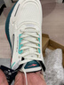 鴻星爾克穿梭4男鞋秋冬季新款防潑水跑步鞋輕便防滑運動(dòng)鞋減震跑鞋子男 微晶白/玉石青 41 曬單實(shí)拍圖