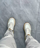 夢(mèng)特嬌男鞋春夏2025新款百搭網(wǎng)布透氣運動(dòng)鞋男真皮老爹鞋增高休閑鞋子男 白色【布面款】FB44BF00182W 41 【標準皮鞋尺碼】 曬單實(shí)拍圖