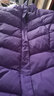峰戈羽絨馬甲女秋冬裝白鴨絨馬夾時(shí)尚立領(lǐng)短袖包肩中年女裝背心外套 深紫色 L 曬單實(shí)拍圖