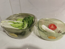 慕質(zhì)洗菜盆瀝水籃新款可愛水果盤家用客廳淘米收納筐洗水果濾水籃 【奶萌綠2個裝】大號+小號 曬單實拍圖