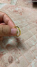 中國黃金（CHINA GOLD）黃金戒指足金光面米字車花戒指素圈指環(huán)七夕情人節(jié)生日禮物送女友 足金戒指【13號】 約1.1g 曬單實拍圖