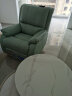 芝华仕头等舱真皮沙发单人躺椅简约懒人单椅瞌睡椅芝华士K621蓝 实拍图