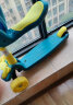 COOKSS 滑板车儿童玩具2-3-6-12岁可坐宝宝三轮滑滑车小孩童车踏板车 菲尼绿【悍马轮音乐灯光可折叠】 实拍图