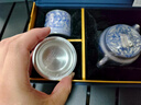 窯禮道高端青花鎏銀茶具套裝一壺兩杯功夫茶壺整套禮盒裝送領(lǐng)導長(cháng)輩禮物 鎏銀青花饕餮一壺兩杯禮盒裝 3頭 曬單實(shí)拍圖