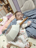 愛(ài)貝迪拉（AIBEDILA）嬰兒睡袋兒童前六后四竹棉紗布一體式寶寶防踢被春夏兒童睡衣S碼 曬單實(shí)拍圖