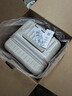 卡拉羊行李箱24英寸大容量拉桿箱男女二八開(kāi)云朵魔方體旅行箱8119鈦金黑 曬單實(shí)拍圖