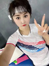 DUBLS夏季新款羽毛球服女裝套裝運動(dòng)衣服裝男比賽訓練速干透氣短袖褲裙 1010B白色女+ZK013白褲裙 3XL 曬單實(shí)拍圖