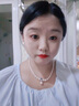 迪后（Dirholl）品牌海藍(lán)寶珍珠項(xiàng)鏈女士法式輕奢鎖骨鏈情人節(jié)生日禮物送女友走心 漸變款珍珠項(xiàng)鏈 曬單實(shí)拍圖