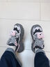 FILA FUSION斐樂潮牌女鞋BIANCO厚底潮鞋硬糖鞋跑步鞋 黑舞鞋/丁香灰紫-TL 38 曬單實拍圖