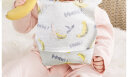 babycare婴儿口水巾三角巾围嘴围兜一次性小方巾防水围兜帕耶特苹果20片 实拍图