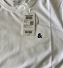 杰克·瓊斯（JACK&JONES）25年男裝短袖T恤男夏季舒適男士T恤涼感多色半袖純色水洗不易走形 本白色A06 M 175 曬單實(shí)拍圖