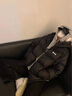 361°羽絨服男輕薄秋季新款男裝時(shí)尚短款保暖舒適防風(fēng)連帽外套棉上衣 超級(jí)黑 XL 曬單實(shí)拍圖