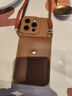 八腳獸斜挎零錢(qián)卡包蘋(píng)果17Promax手機殼女生iphone16Promax簡(jiǎn)約15Pro背帶掛繩13全包硅膠plus防摔軟殼 【棕色】零錢(qián)包+皮質(zhì)斜挎 iPhone 15 Promax 曬單實(shí)拍圖