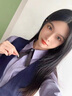 伊婭莎職業(yè)馬甲套裝男女酒店服務(wù)員工作服酒吧餐飲前臺收銀員美容院工裝 女藍色馬甲+短裙+(長)灰襯衫 L 曬單實拍圖