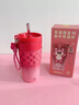 NEXT ROAD英國聯(lián)名草莓熊保溫杯大容量?jì)和芩?024新款保冷咖啡杯 草莓熊玫紅650ml-3D貼-清潔工具 曬單實(shí)拍圖