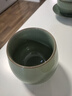 龍泉青瓷功夫茶具陶瓷茶杯家用泡茶杯辦公室主人杯單杯無(wú)柄杯中式冰裂水杯 哥窯開(kāi)片梅子青 曬單實(shí)拍圖