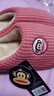 大嘴猴（Paul Frank）女秋冬情侶時(shí)尚家居厚底毛絨保暖棉鞋男PF806 曬單實(shí)拍圖